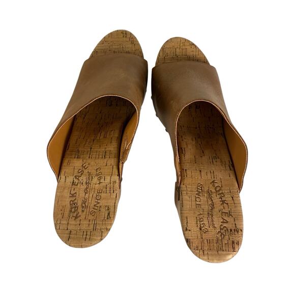 Kork-Ease Brown Leather Sandals - Picture 6 of 10